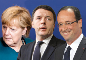 MerkelRenziHollande