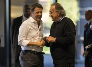 Fiat-Chrysler Group Hosts Italian Prime Minister at Fiat-Chrysler World Headquarters