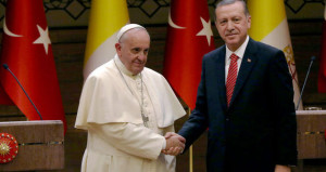Francis, Recep Tayyip Erdogan