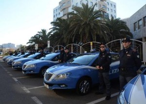 Reparto prevenzione crimine Polizia Abbasanta nuove auto