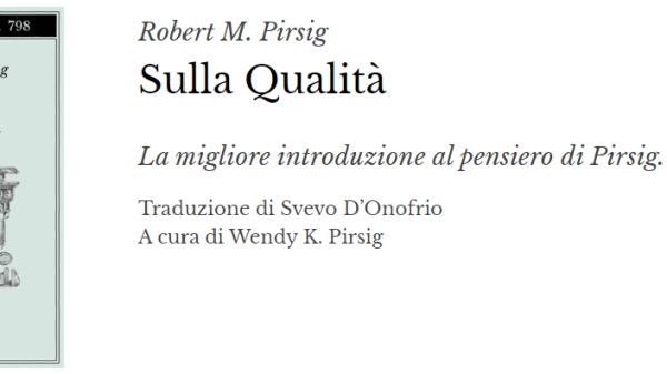 Robert M. Pirsing, Sulla Qualità