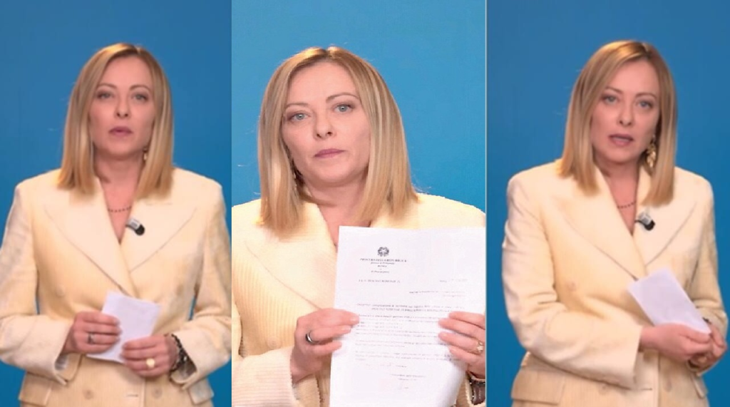 Alcune immagini del videomessaggio in rispost delle accuse della Procura di Roma.