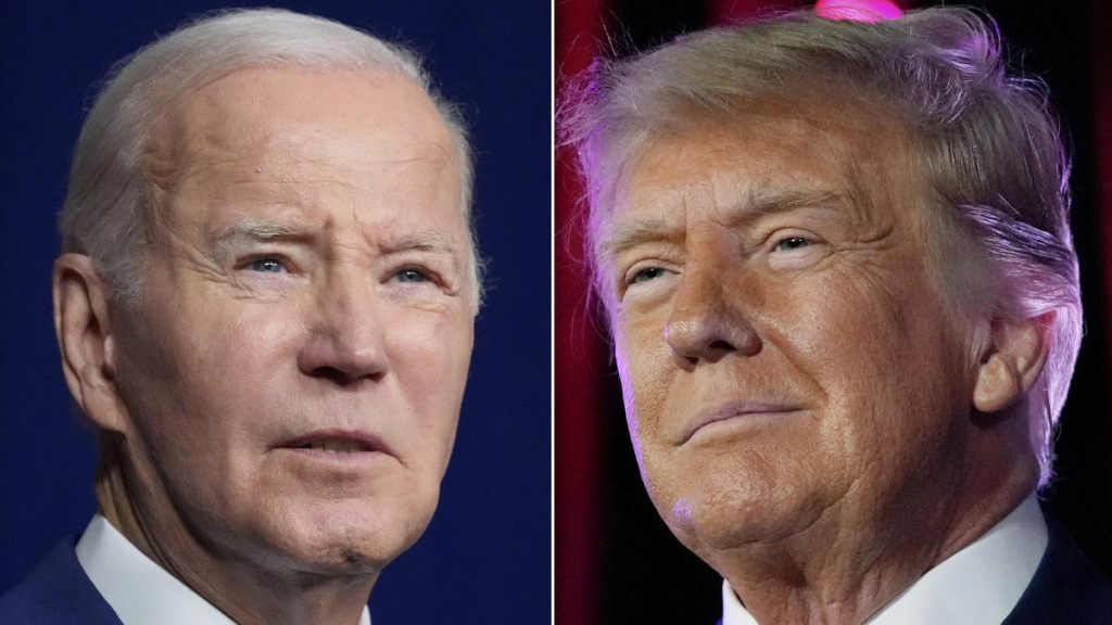 A sinistra il Presidente degli Stati Uniti uscente Joe Biden, a destra il nuovo Presidente Donald Trump.
